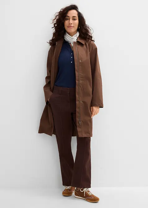 Pantalon en twill de coton extensible, bonprix
