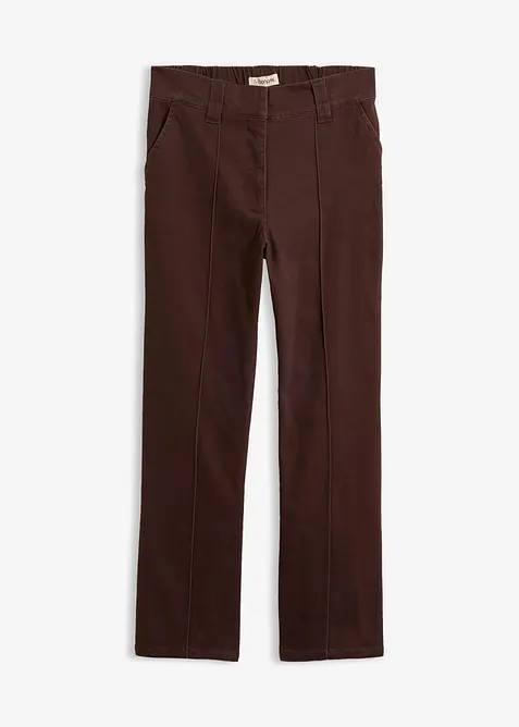 Pantalon en twill de coton extensible, bonprix