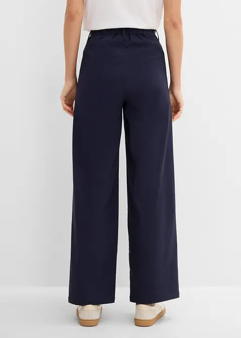 Stretchhose mit Bundfalte, aus Bengalin, bonprix