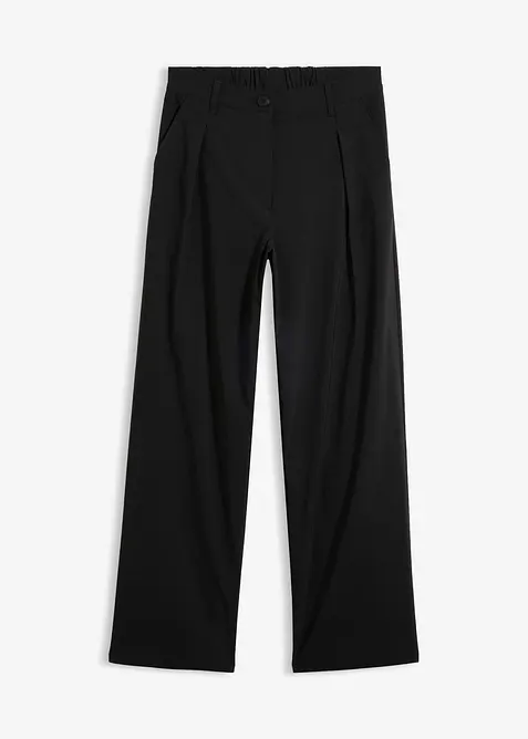 Pantalon &agrave; pinces en bengaline extensible, bonprix
