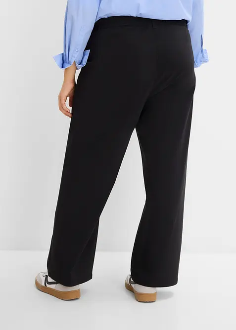 Pantalon &agrave; pinces en bengaline extensible, bonprix