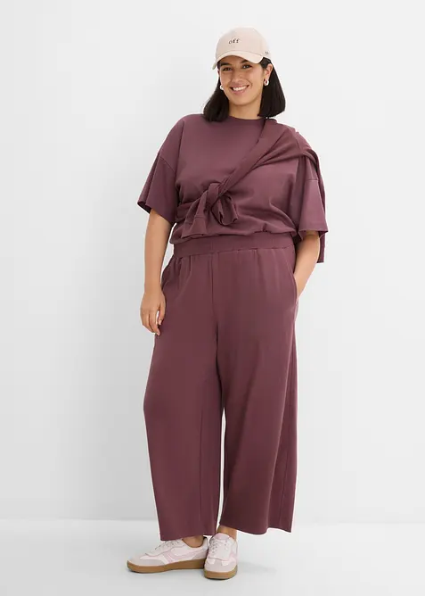 Pantalon en jersey coton interlock, bonprix