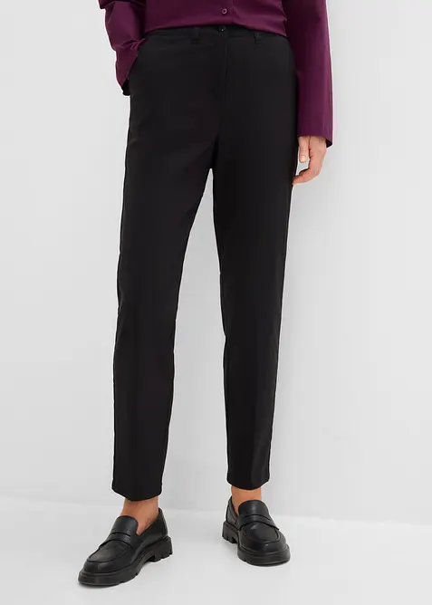 Bauchweg-Stretch-Zigarettenhose aus Bengalin, bonprix