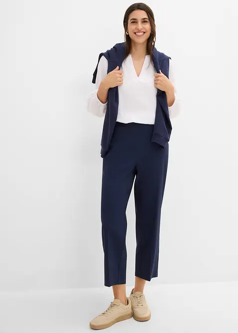 Stretch-Culotte aus Bengalin, bonprix