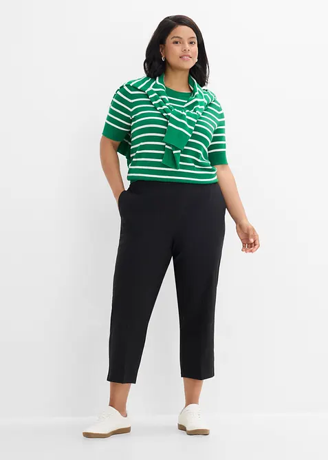Pantalon 7/8 en bengaline extensible, bonprix