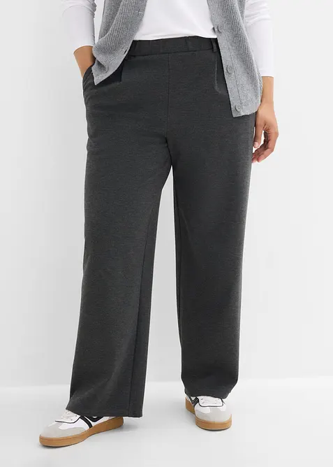 Pantalon &agrave; pinces en Punto di Roma, bonprix
