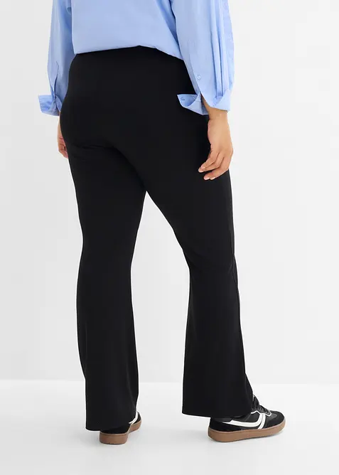 Pantalon &eacute;vas&eacute; en Punto di Roma, bonprix