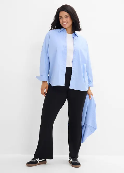 Pantalon &eacute;vas&eacute; en Punto di Roma, bonprix