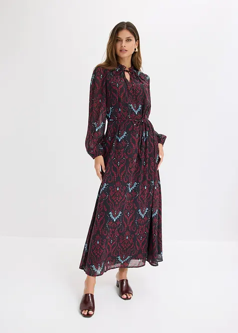 ausgestelltes Chiffonkleid, bonprix