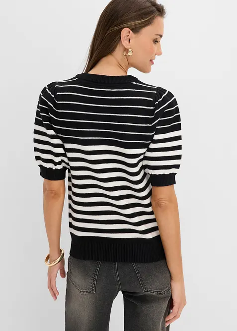 Pull &agrave; manches ballon, bonprix