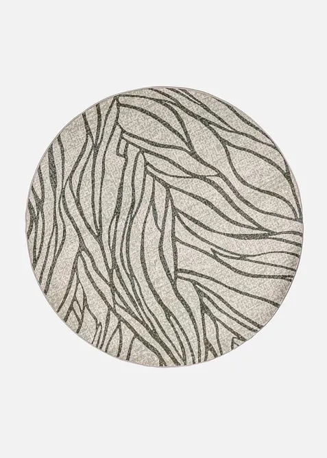 Tapis rond &agrave; motif organique, bonprix