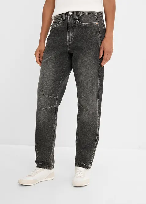 Jean mom, taille haute, bonprix