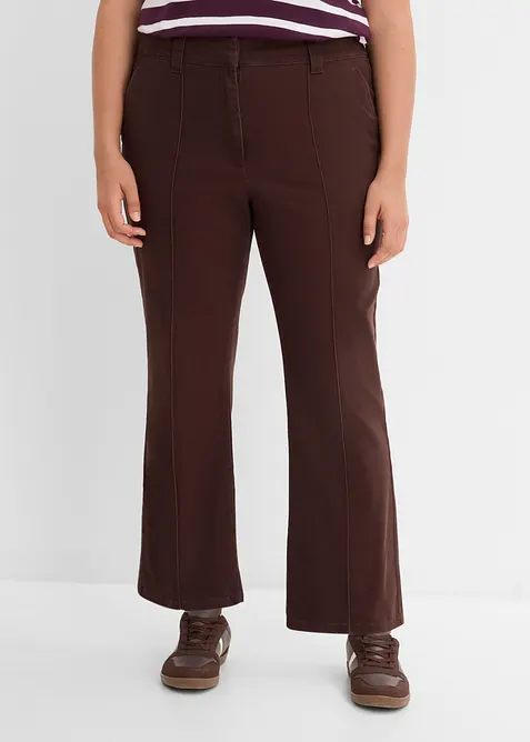 Pantalon en twill de coton extensible, bonprix