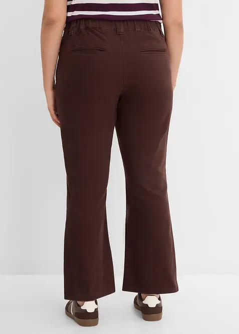 Pantalon en twill de coton extensible, bonprix