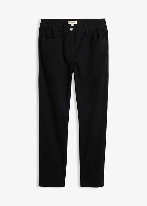 Gerade Twillhose mit hohem Bund, bonprix