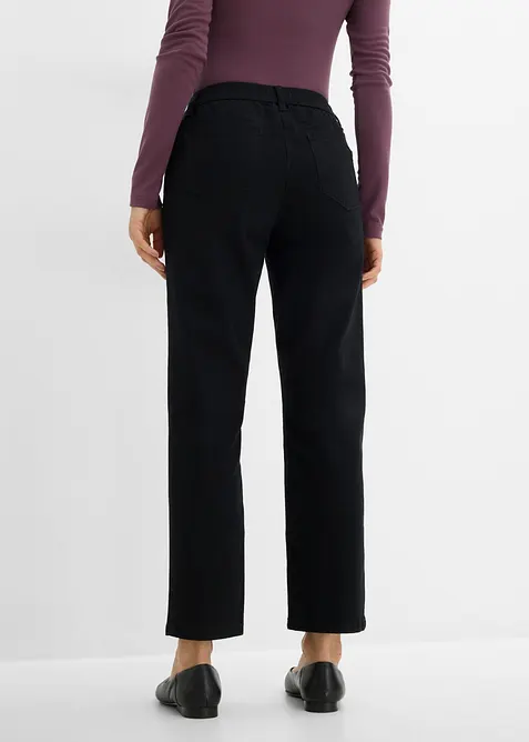 Gerade Twillhose mit hohem Bund, bonprix