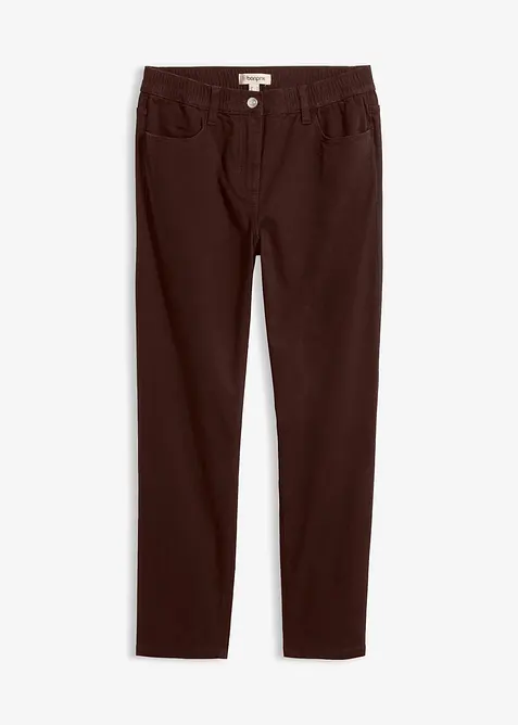 Gerade Twillhose mit hohem Bund, bonprix