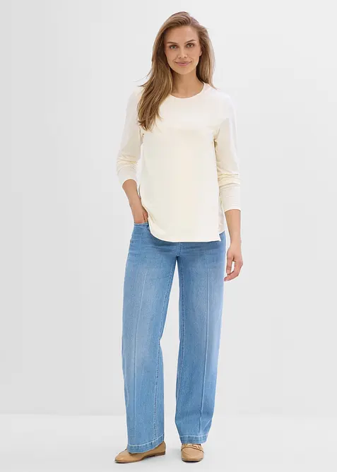 Umstands- und Stillshirts aus Bio-Baumwolle (2er Pack), bonprix