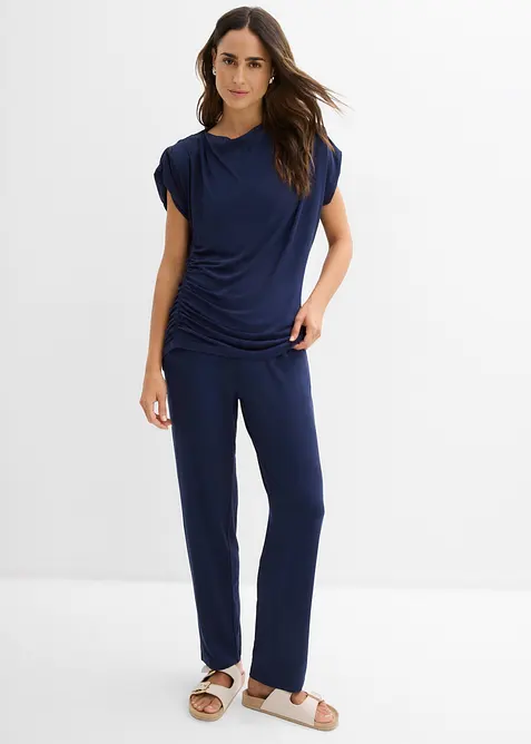 Shirt und Hose (2-tlg.Set)  aus Viskose-Mix, bonprix