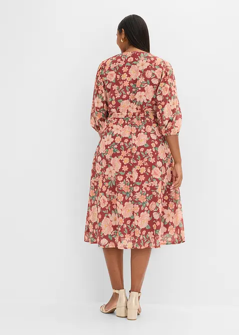 ausgestelltes Chiffonkleid, bonprix