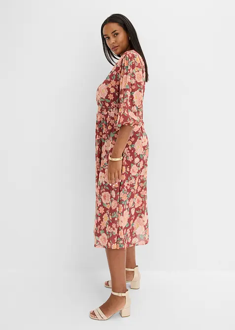 ausgestelltes Chiffonkleid, bonprix