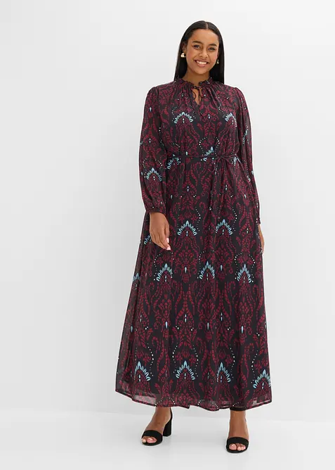 ausgestelltes Chiffonkleid, bonprix