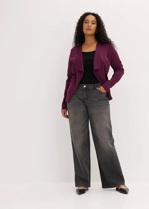 Blazer en jersey Punto di Roma, bonprix