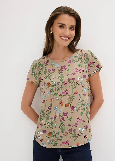 Blouse manches courtes, bonprix