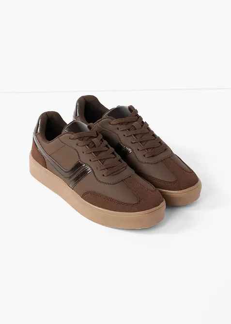 Plateau-Sneaker im Retrolook, bonprix