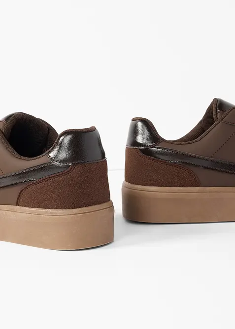 Plateau-Sneaker im Retrolook, bonprix