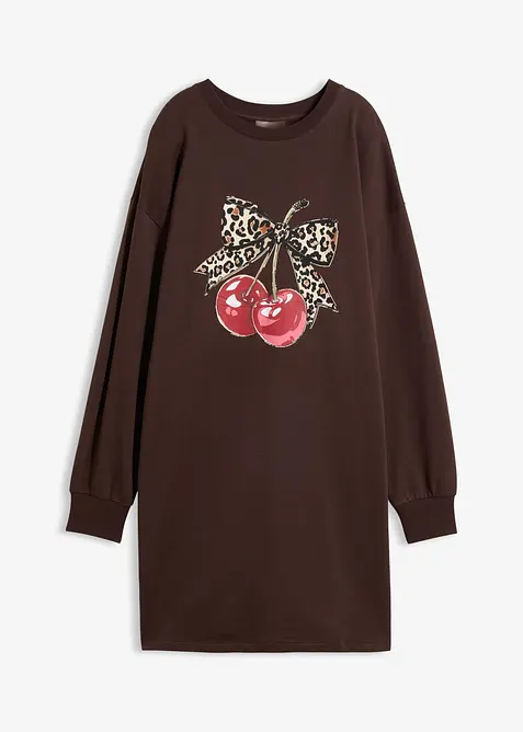 Robe sweat 100% coton, bonprix