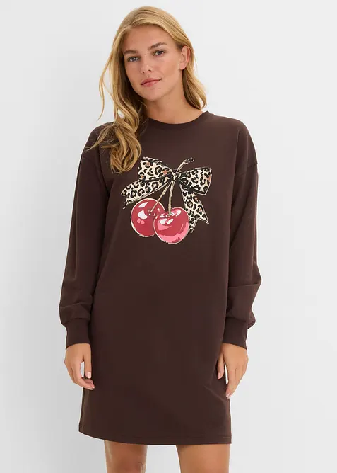 Robe sweat 100% coton, bonprix