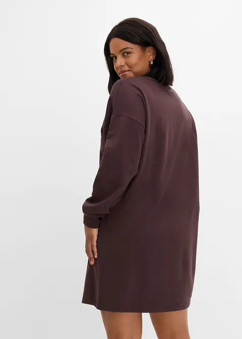 Robe sweat 100% coton, bonprix