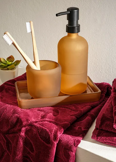 Baumwoll-Handtuch mit Hoch-Tief-Struktur, bonprix