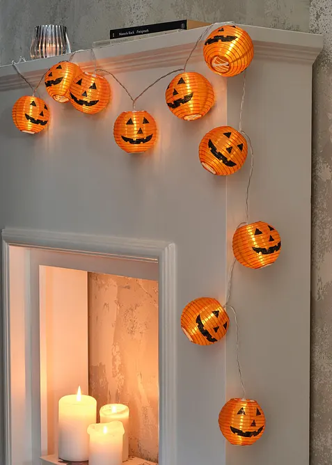 LED-Lichterkette mit K&uuml;rbissen, bonprix