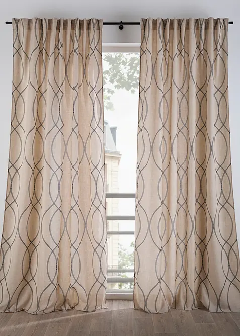 Rideau effet chin&eacute; (1&nbsp;pce), bonprix
