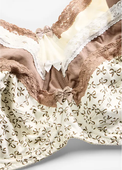 Soutiens-gorge &agrave; armatures et imprim&eacute; f&eacute;minin, bonprix