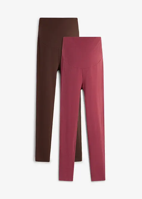Lot de 2 leggings de grossesse, bonprix