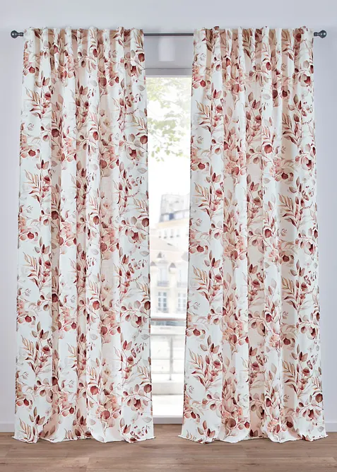 Rideau opaque textur&eacute; (1 pce), bonprix
