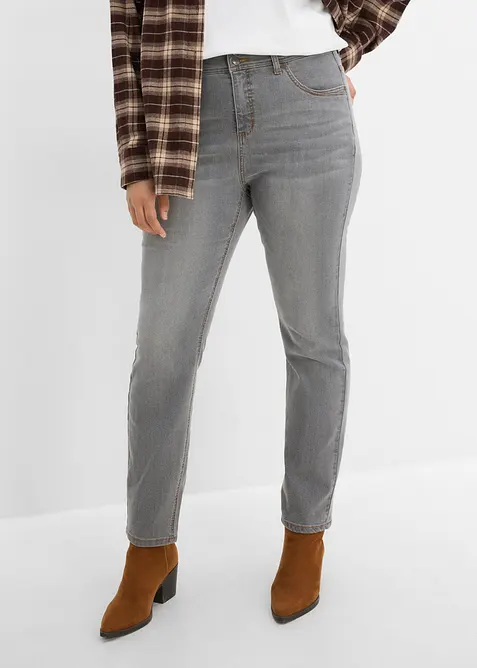 Jean slim taille haute, extensible, bonprix