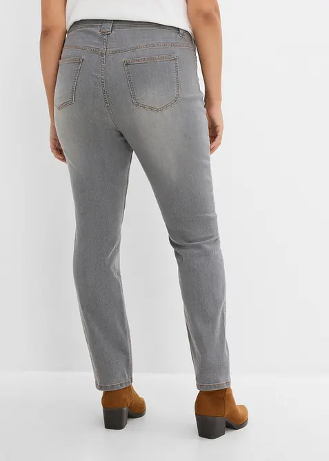 Jean slim taille haute, extensible, bonprix