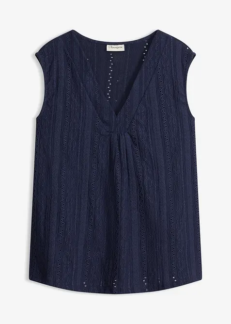 Top en broderie anglaise, bonprix