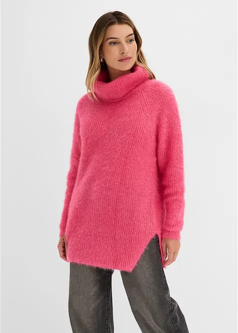 Oversize-Rollkragenpullover, bonprix