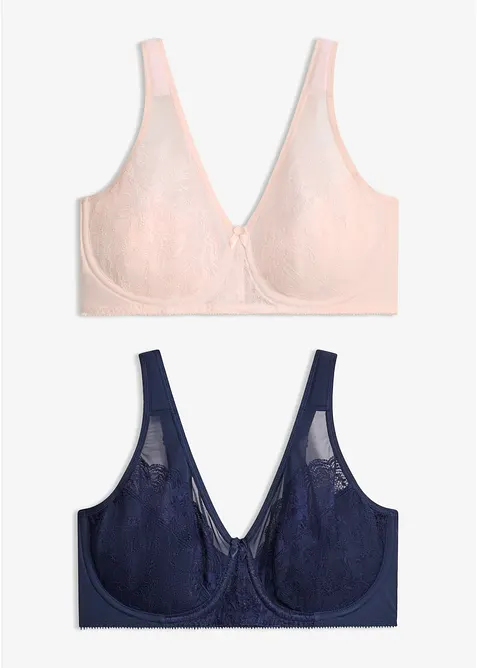 Minimizer-BH mit gepolsterten Tr&auml;gern (2er Pack), bonprix