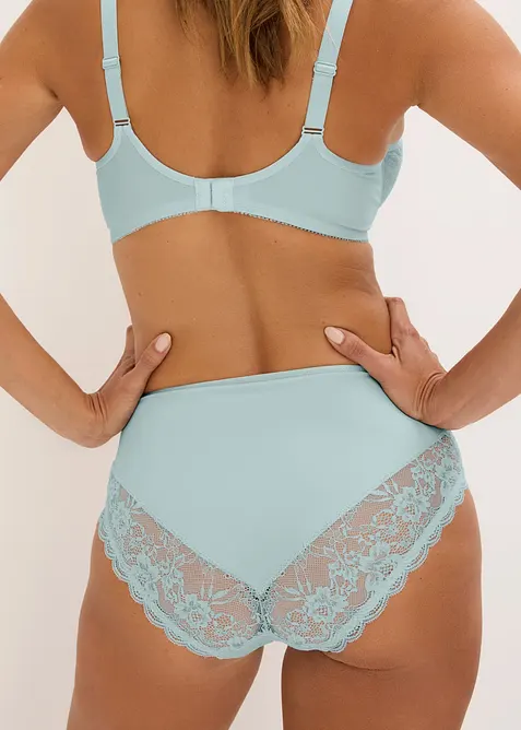 Maxislip mit zarter Spitze (2er Pack), bonprix