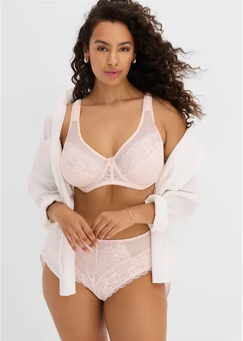 Lot de 2 slips maxi avec dentelle, bonprix