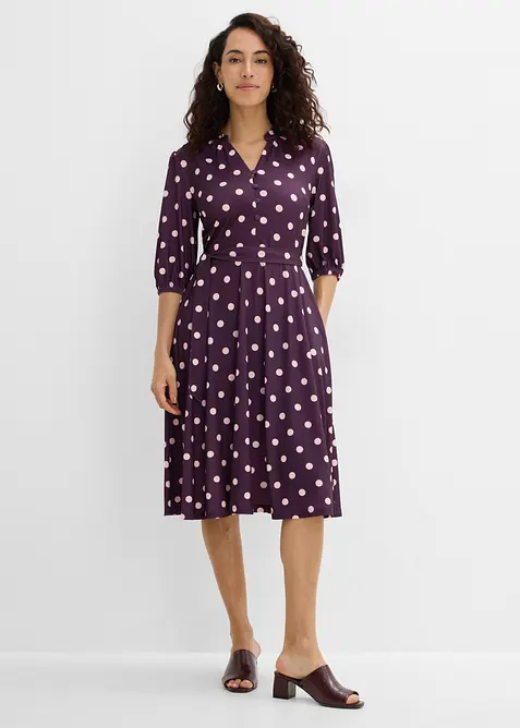 Jerseykleid mit Bindeband, bonprix