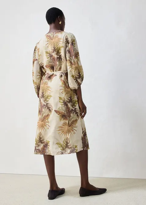 Robe longue en ramie, bonprix