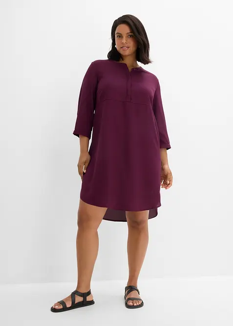 Blusenkleid mit kurzer Knopfleiste, bonprix