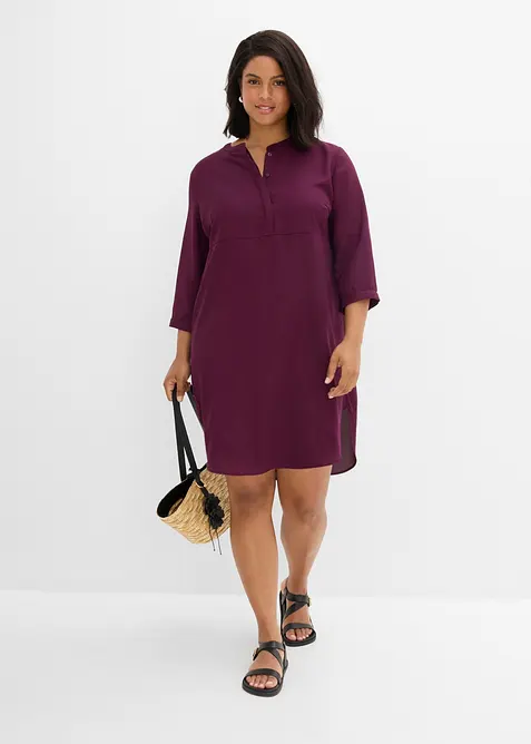 Blusenkleid mit kurzer Knopfleiste, bonprix